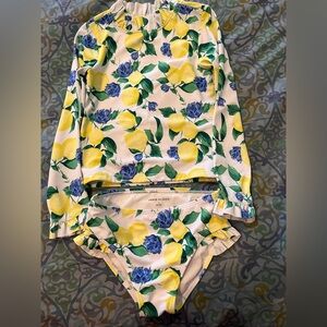 Janie and Jack Lemon Bathing Suit